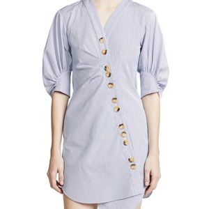Tibi asymmetrical shirt dress-size 4